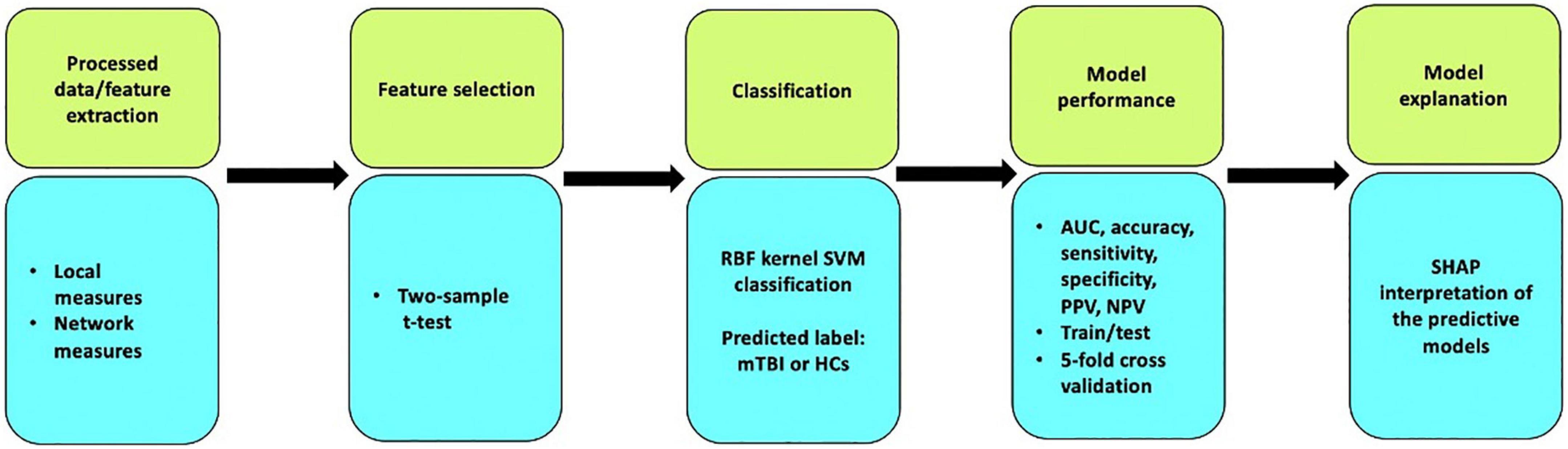 Identification of chronic mild traumatic brain injury using resting state functional MRI and machine learning techniques